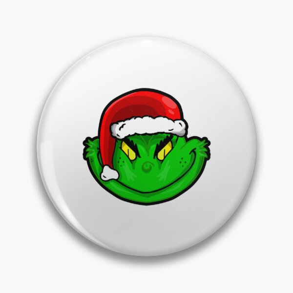 Item preview, Grinch Inspired Green Creature Art – Funny Christmas Cartoon Face Illustration designed and sold by Wendy Darion.