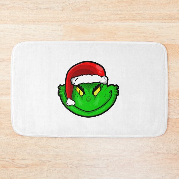 Item preview, Grinch Inspired Green Creature Art – Funny Christmas Cartoon Face Illustration designed and sold by Wendy Darion.