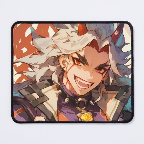 Item preview, Arataki Itto Genshin Impact bold oni leader vibrant anime character designed and sold by HumbertoValveno.