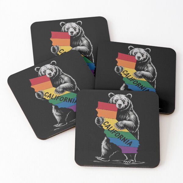 Item preview, Rainbow Love California Shirt-1913 Vintage Cali Bear designed and sold by Hofersofer.