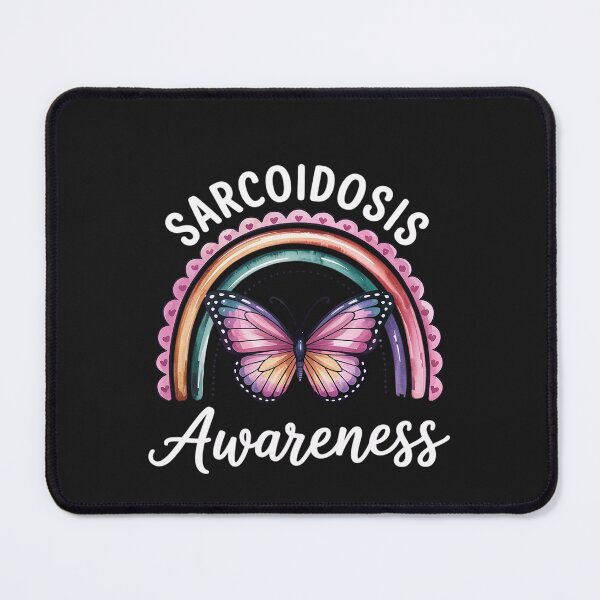 Item preview, Rainbow Purple Butterfly Sarcoidosis Awareness designed and sold by Hofersofer.