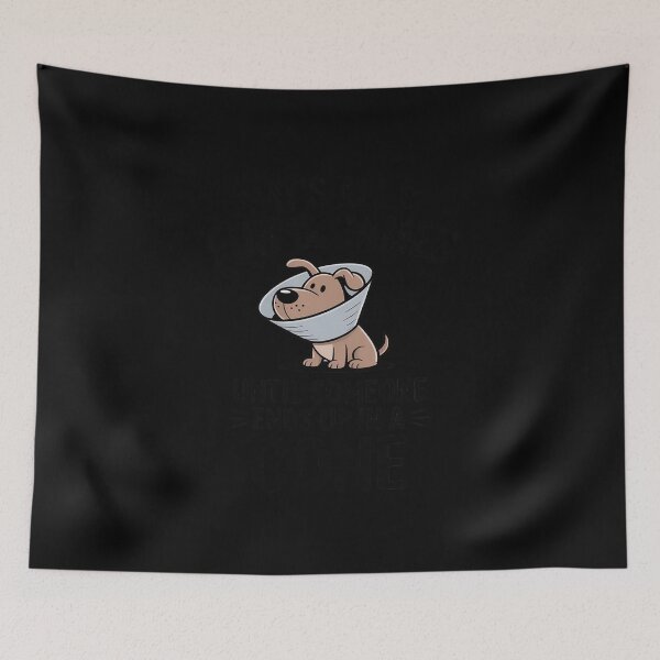 Item preview, It's All Fun & Games Until Someone End Up In Cone Dog designed and sold by FndPardaL.
