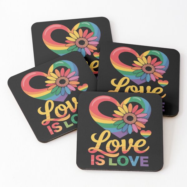 Item preview, Rainbow Sunflower Heart Love Is Love Lgbt Gay Lesbian Pride designed and sold by Hofersofer.