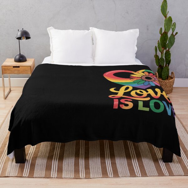 Item preview, Rainbow Sunflower Heart Love Is Love Lgbt Gay Lesbian Pride designed and sold by Hofersofer.