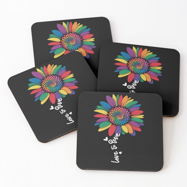 Item preview, Rainbow Sunflower Love Is Love LGBT Gay Lesbian designed and sold by Hofersofer.