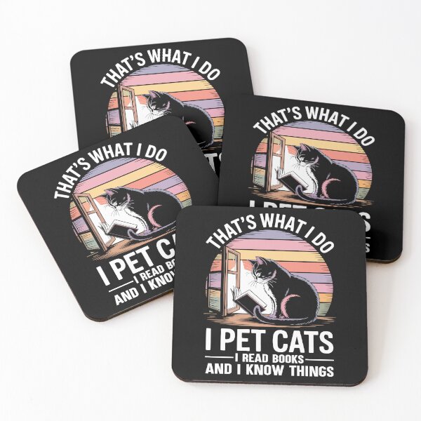 Item preview, Cute Cat and Book for Bookworms and Cat Lovers designed and sold by tmerchtrends.