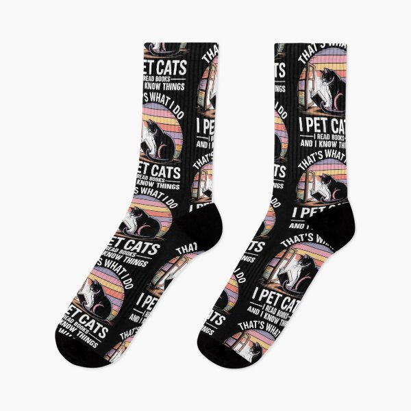 Item preview, Cute Cat and Book for Bookworms and Cat Lovers designed and sold by tmerchtrends.
