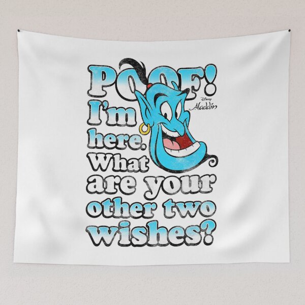 Item preview, Genie Inspired Magical Blue Spirit Art – Playful Cartoon Expression Illustration designed and sold by Wendy Darion.