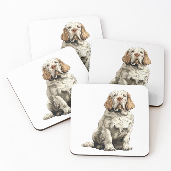Item preview, Clumber Spaniel Dog Illustration designed and sold by whyitsme.