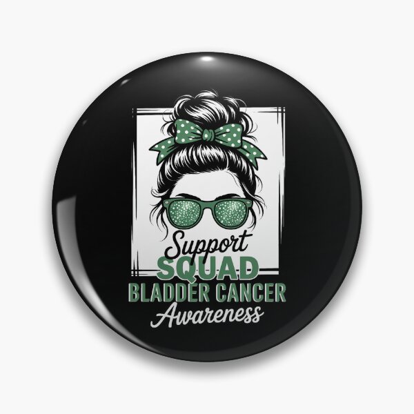 Item preview, Messy Bun Support Awareness Squad Gallbladder Cancer designed and sold by VENOM0RIOT.