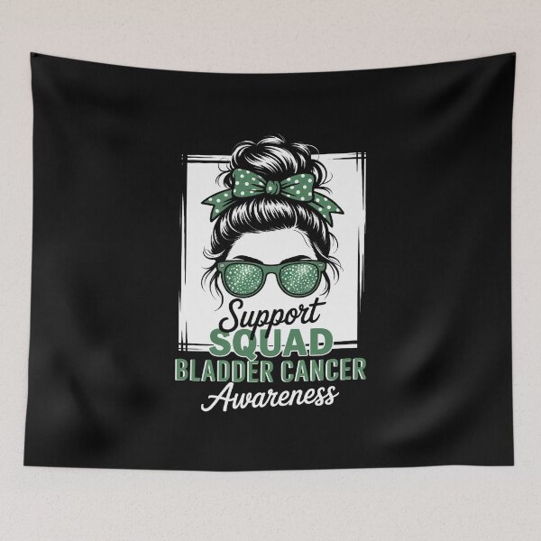 Item preview, Messy Bun Support Awareness Squad Gallbladder Cancer designed and sold by VENOM0RIOT.