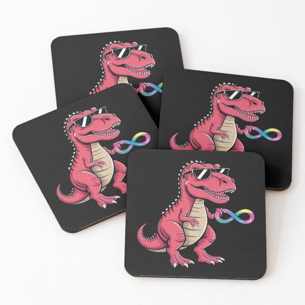 Item preview, Red Instead Autism Dino Autism Awareness Acceptance Kids designed and sold by Hofersofer.