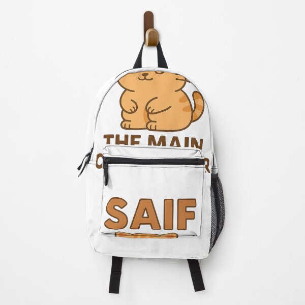 Item preview, Saif – The Main Character – Kawaii Cat Name Art designed and sold by VibeLab_Art.