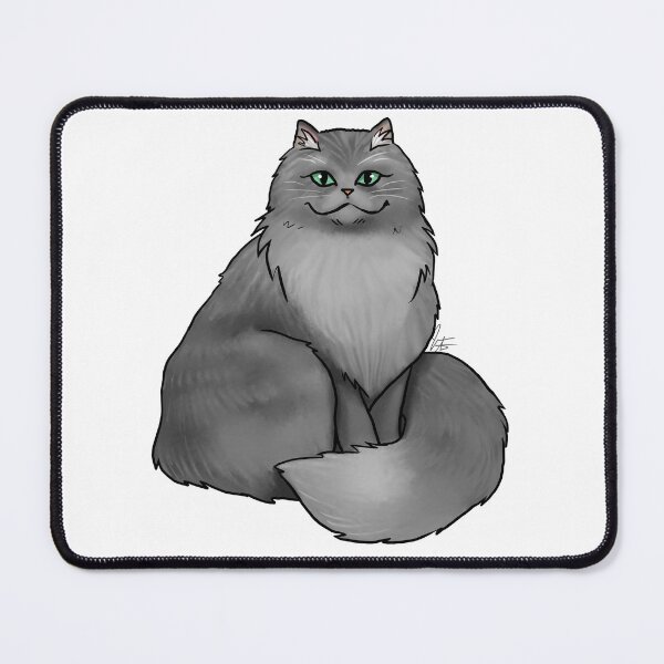 Item preview, Cat - Persian Cat - Gray designed and sold by Jennifer Stolzer.