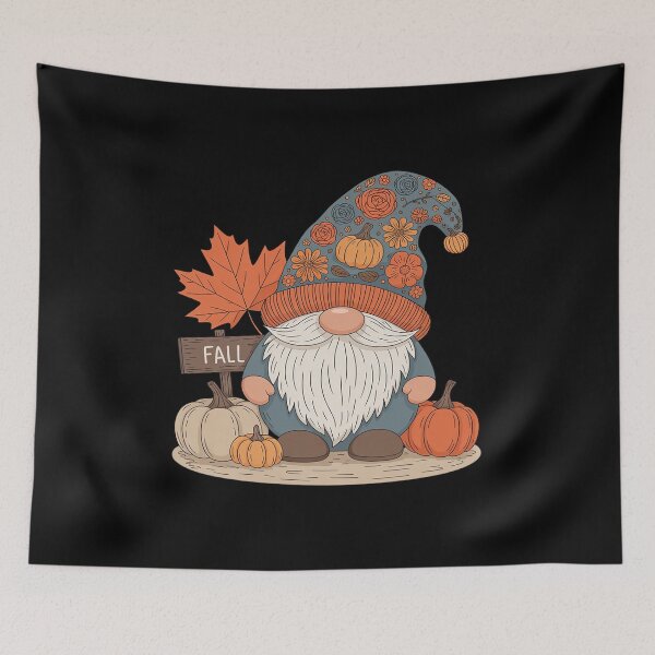 Item preview, Its Fall Yall Autumn Gnome Stuff Falling Leaves and Pumpkin designed and sold by JaskconLIfe23.