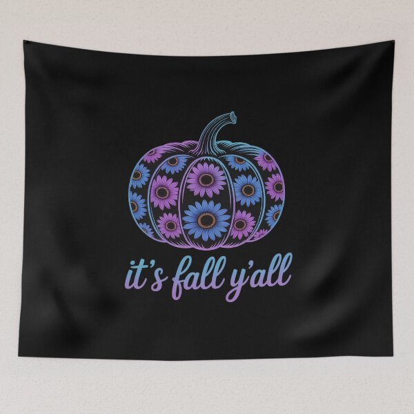 Item preview, It's Fall Y'all Preppy Fall Thankful Glowing Pumpkin designed and sold by JaskconLIfe23.