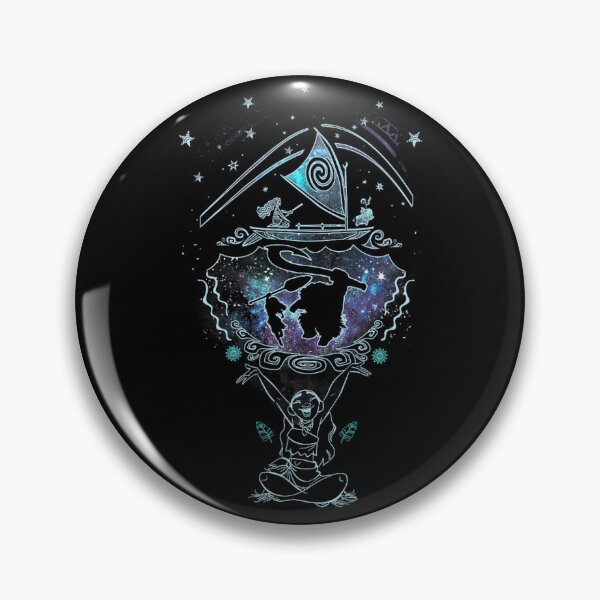 Item preview, Maui Inspired Galaxy Journey Art – Polynesian Outline Dream Illustration designed and sold by Emilia Maurice.
