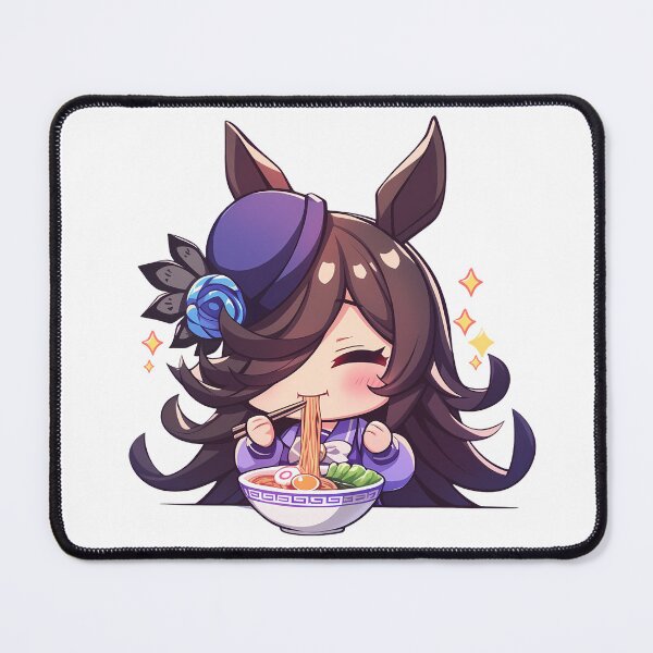 Item preview, Rice Shower Uma Musume Pretty Derby Anime Kawaii Chibi Ramen Scene designed and sold by Raslbazola.