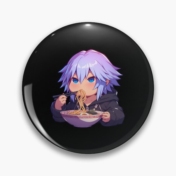 Item preview, Riku Kingdom Hearts Anime Kawaii Chibi Ramen Scene designed and sold by Raslbazola.