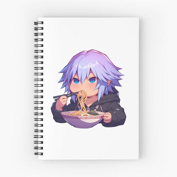Item preview, Riku Kingdom Hearts Anime Kawaii Chibi Ramen Scene designed and sold by Raslbazola.
