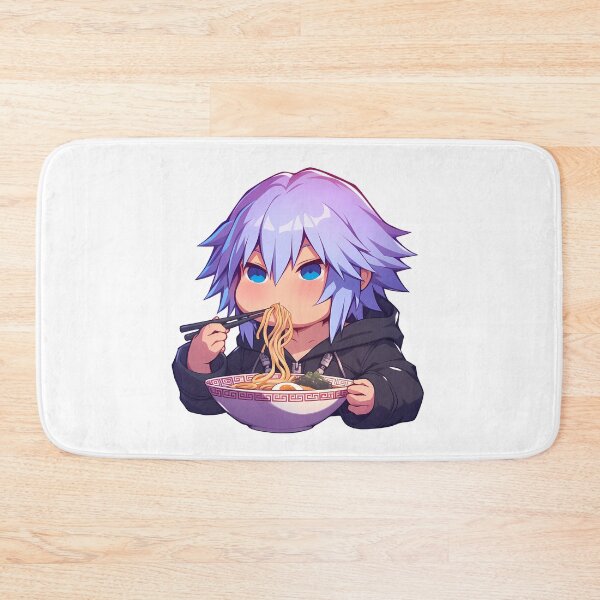 Item preview, Riku Kingdom Hearts Anime Kawaii Chibi Ramen Scene designed and sold by Raslbazola.