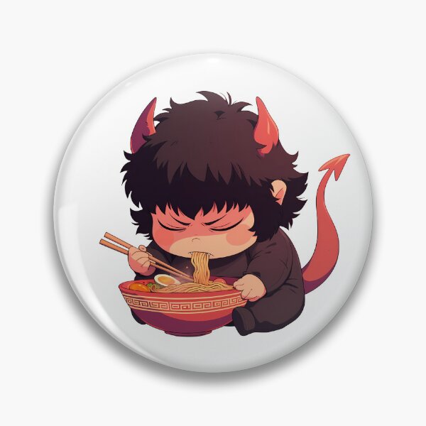 Artikelvorschau, Akira Fudo Devilman Crybaby Anime Kawaii Chibi Ramen Moment entworfen und verkauft von Raslbazola.