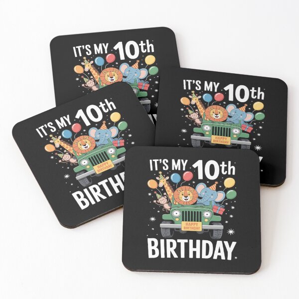 Item preview, It's My 10th Birthday Zoo Safari Jungle Animals designed and sold by JaskconLIfe23.
