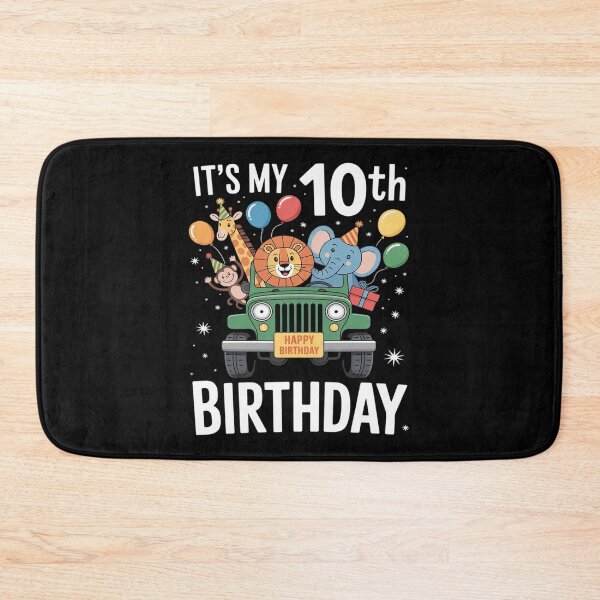 Item preview, It's My 10th Birthday Zoo Safari Jungle Animals designed and sold by JaskconLIfe23.