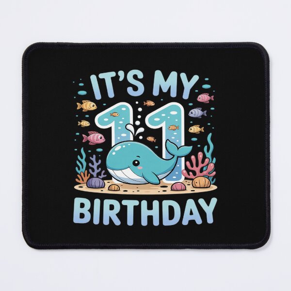 Item preview, It's My 11th Birthday 11 Year Old Birthday Whale Theme Party designed and sold by JaskconLIfe23.