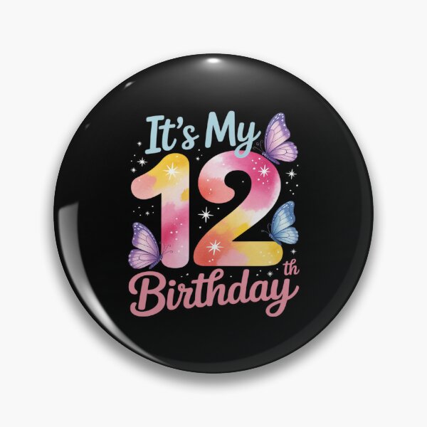 Item preview, It's My 12th Birthday Butterfly Lover 12 Years designed and sold by JaskconLIfe23.