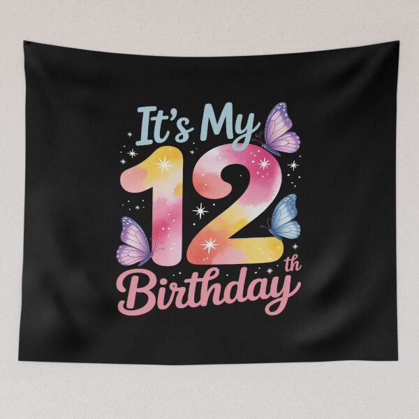 Item preview, It's My 12th Birthday Butterfly Lover 12 Years designed and sold by JaskconLIfe23.