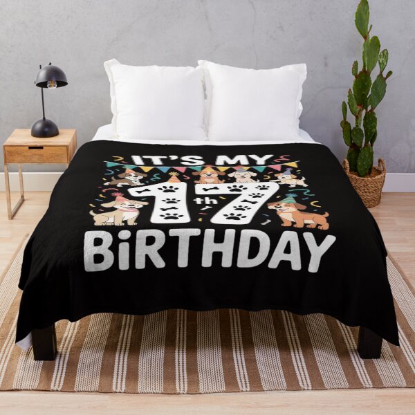 Item preview, It's My 17th Birthday Dog Themed 17 Year Old Dog Lover Party designed and sold by JaskconLIfe23.