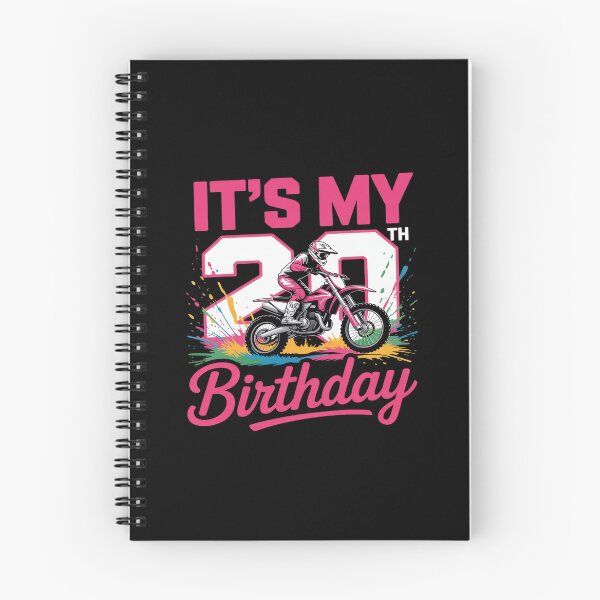Item preview, It's My 20th Birthday Dirt Bike MX Motocross Theme Party designed and sold by JaskconLIfe23.