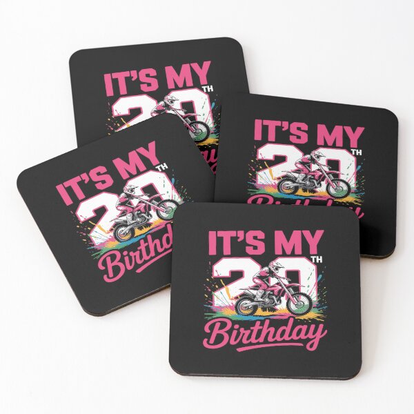 Item preview, It's My 20th Birthday Dirt Bike MX Motocross Theme Party designed and sold by JaskconLIfe23.