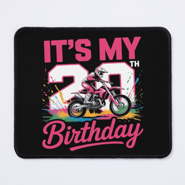 Item preview, It's My 20th Birthday Dirt Bike MX Motocross Theme Party designed and sold by JaskconLIfe23.