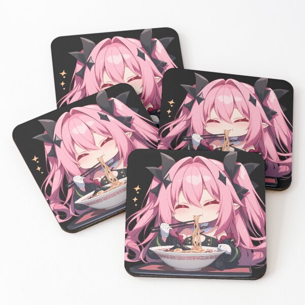 Item preview, Krul Tepes Seraph Of The End Anime Girl Kawaii Chibi Ramen Scene designed and sold by Raslbazola.