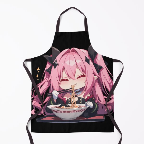 Item preview, Krul Tepes Seraph Of The End Anime Girl Kawaii Chibi Ramen Scene designed and sold by Raslbazola.