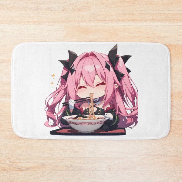 Item preview, Krul Tepes Seraph Of The End Anime Girl Kawaii Chibi Ramen Scene designed and sold by Raslbazola.