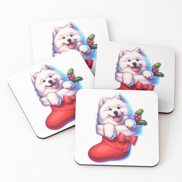 Item preview, Samoyed Dog Christmas Stocking designed and sold by TheAnimalZ00.