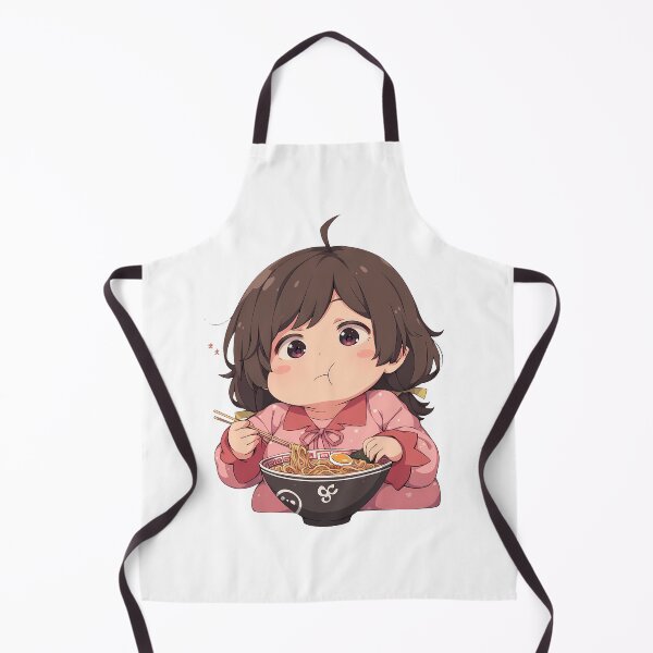Item preview, Tsubasa Hanekawa Bakemonogatari Anime Girl Kawaii Chibi Ramen Moment designed and sold by Raslbazola.
