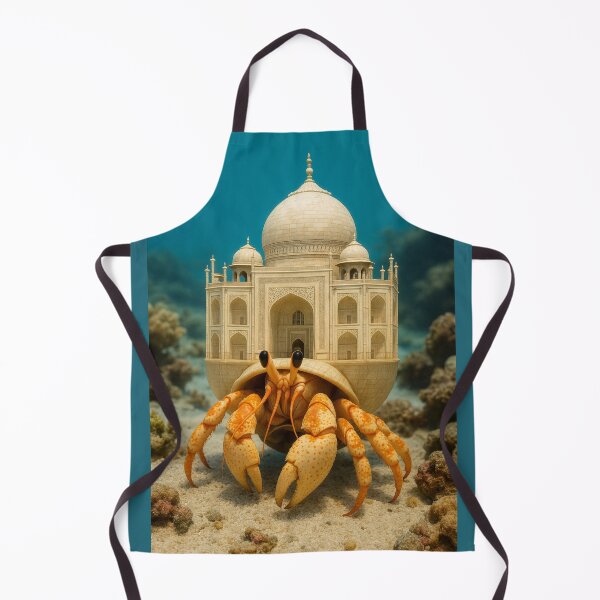 Item preview, Lucky Hermit Crab Lives in Taj Mahal designed and sold by Tridentulus.
