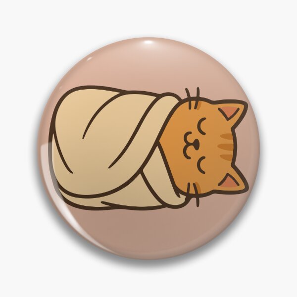 Item preview, Cute Cat Burrito Funny Sleeping Kitten designed and sold by SillyPawsStudio.
