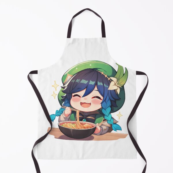 Item preview, Venti Genshin Impact Game Kawaii Chibi Ramen Feast designed and sold by Raslbazola.