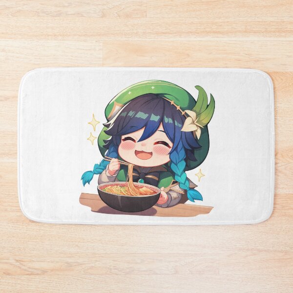 Item preview, Venti Genshin Impact Game Kawaii Chibi Ramen Feast designed and sold by Raslbazola.