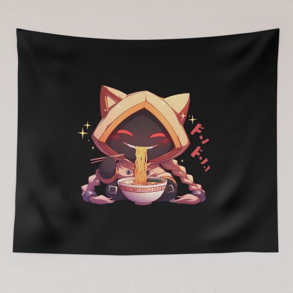 Item preview, Taokaka Blazblue Game Girl Kawaii Chibi Ramen Fun designed and sold by Raslbazola.