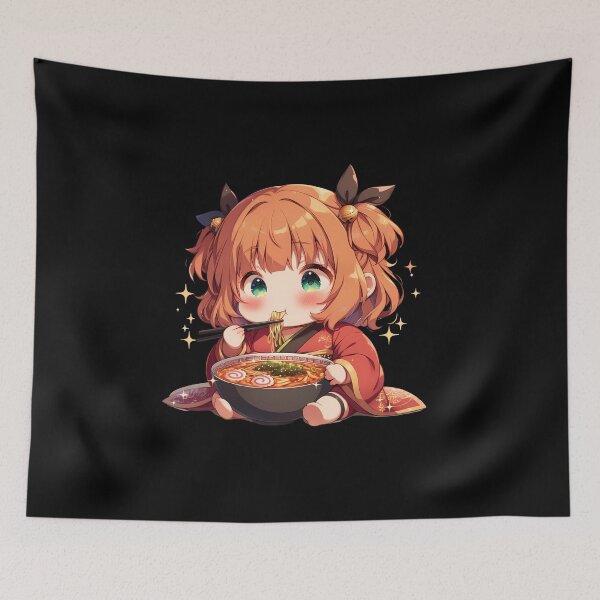 Item preview, Rino Princess Connect Game Anime Girl Kawaii Chibi Ramen Joy designed and sold by Raslbazola.