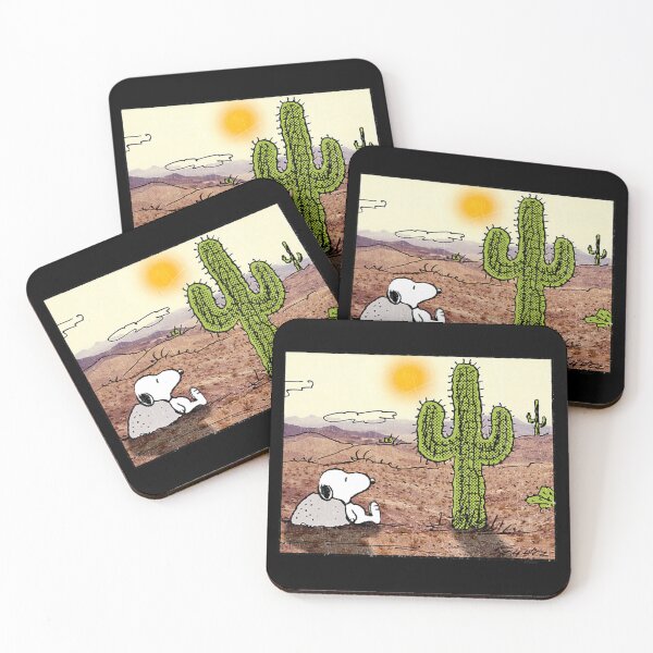 Item preview, Peanuts Desert Daydream Art – Calm Retro Landscape Illustration designed and sold by Casey Damian.