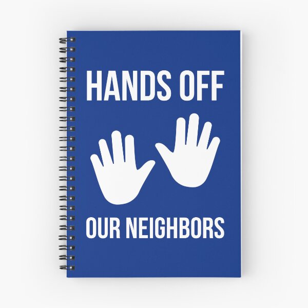 Item preview, Hands off our neighbors designed and sold by Rachel the Artist .