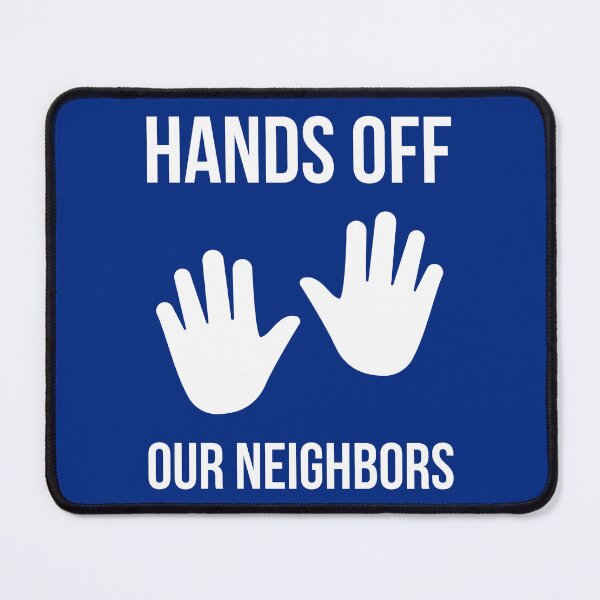 Item preview, Hands off our neighbors  designed and sold by Rachel the Artist .