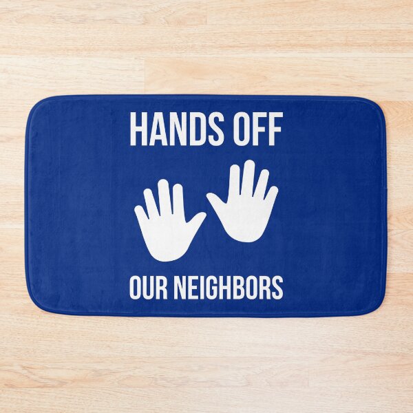 Item preview, Hands off our neighbors  designed and sold by Rachel the Artist .